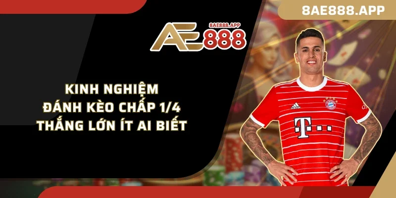 Kinh nghiệm đánh kèo chấp 1/4 thắng lớn ít ai biết