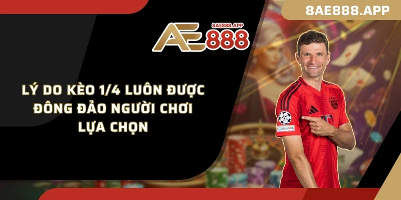 Lý do kèo 1/4 luôn được đông đảo người chơi lựa chọn